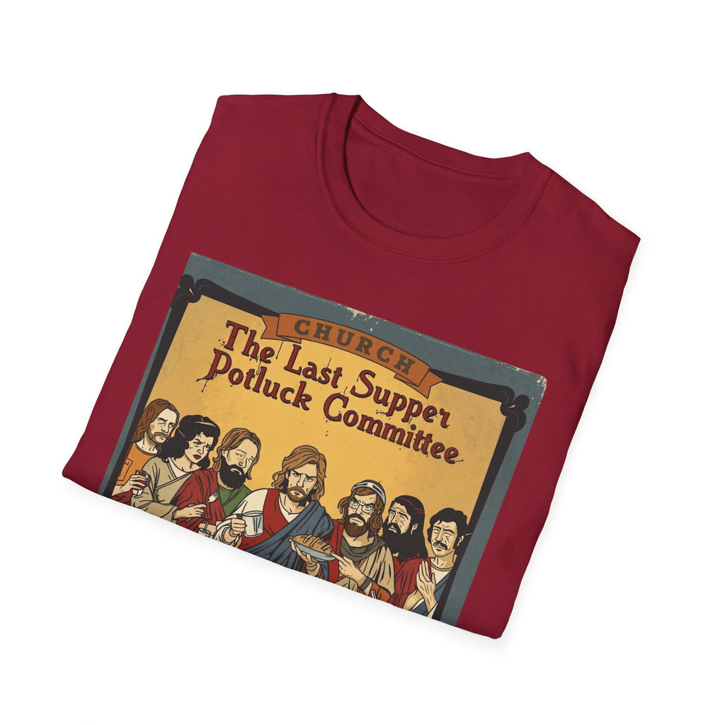 The Last Supper Potluck Committee Tee – “Bring a Side or Bring Shame” Graphic T-Shirt