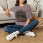 Global Flood Travel Badge T-Shirt – Vintage Ark Graphic Tee ("Unsubscribe from Humanity")