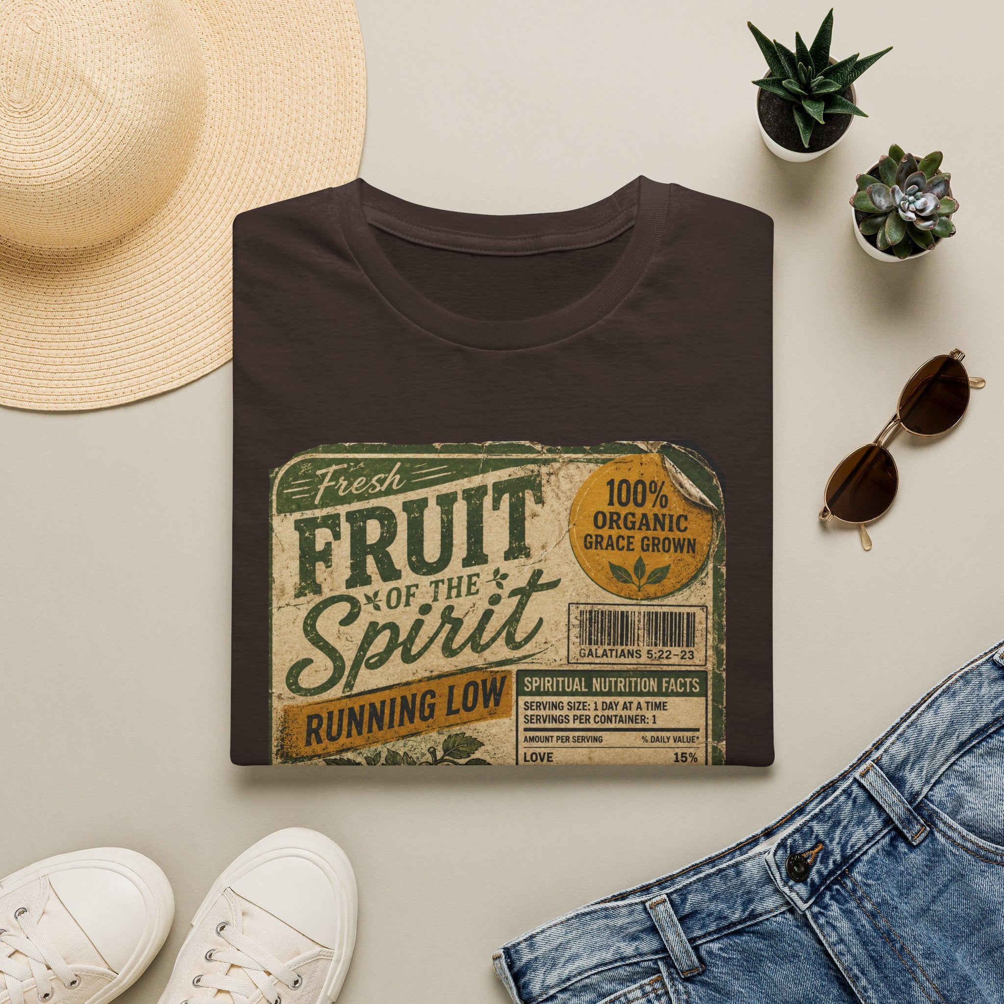 Fruit of the Spirit T‑Shirt — Vintage ‘Fresh Fruit of the Spirit’ Christian Graphic Tee