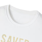 Saved & Salty T‑Shirt — Christian Beachy Faith Graphic Tee