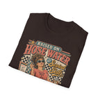 Raised on Hose Water Retro Graphic T-Shirt — Vintage Barber/Salon Vibes