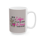 Christian Coffee Mug – “Give Me Coffee to Get Me Started & Jesus to Keep Me Going” (11oz/15oz)