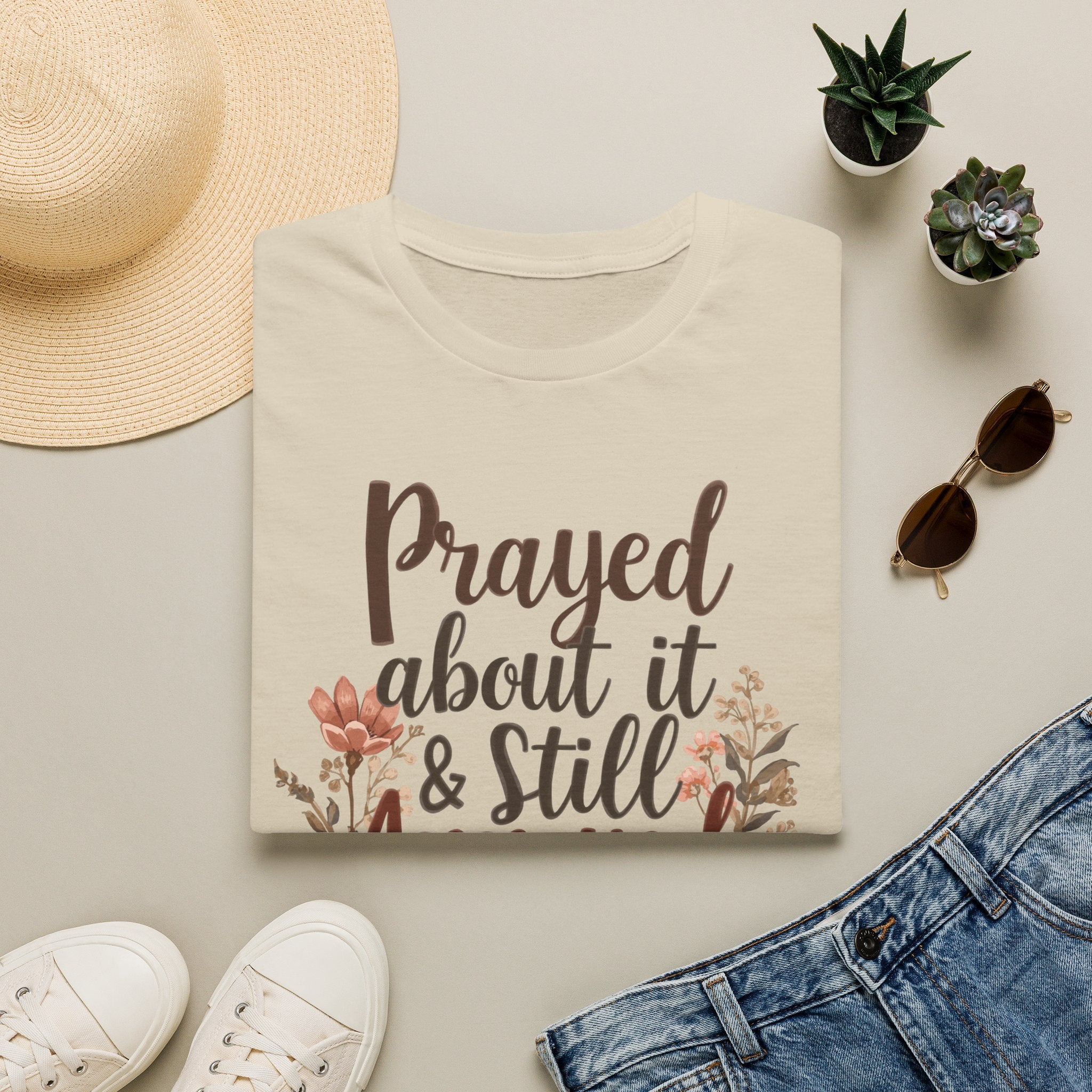 Prayed About It & Still Annoyed Floral T-Shirt