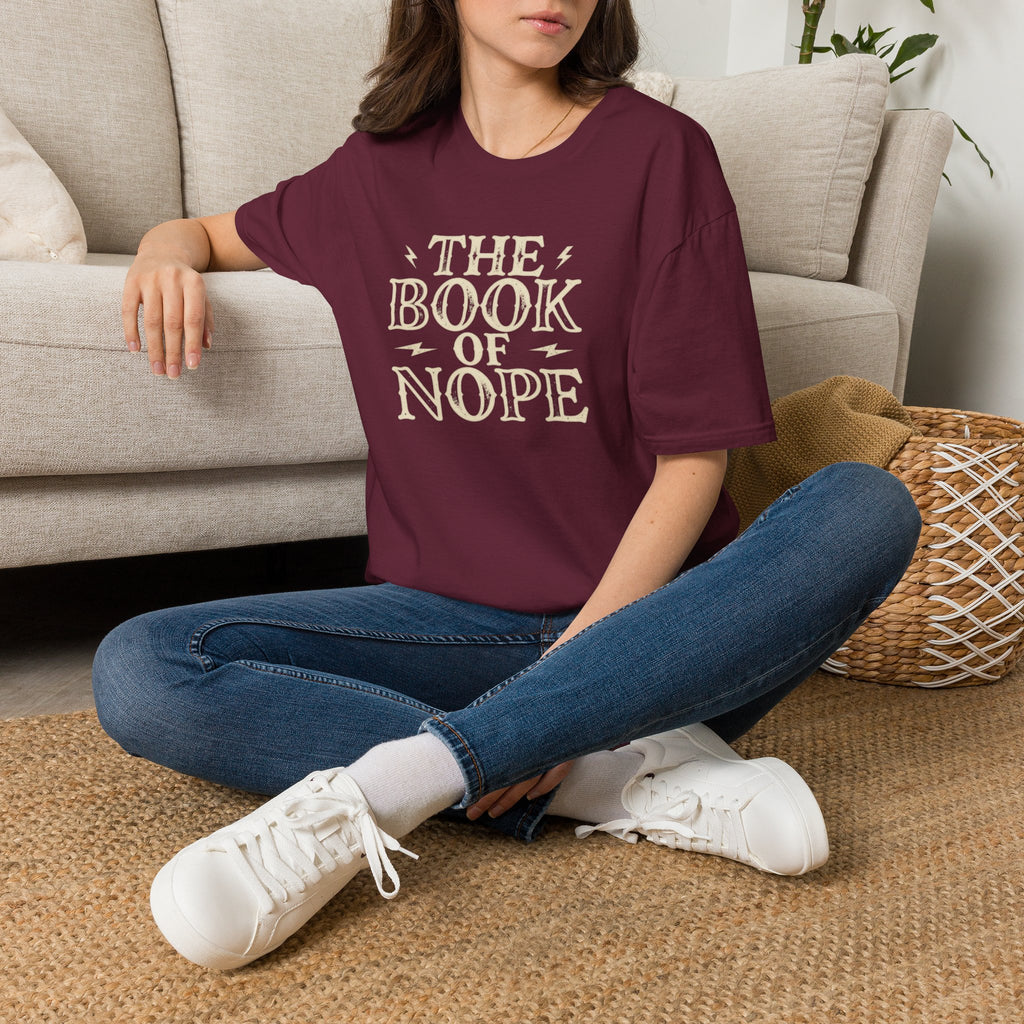 T‑Shirt — "The Book of Nope" Graphic Tee