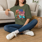 God Blessed the USA T-Shirt — Patriotic Christian Flag Tee