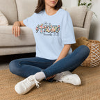 She Is Strong Floral T‑Shirt — Proverbs 31:25 Inspirational Women’s Tee