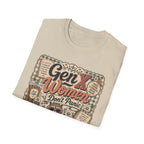 Gen X Women Don't Panic T-Shirt — Retro Raccoon Vintage Graphic Tee