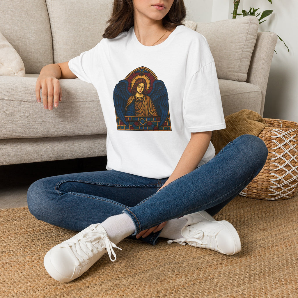 Heaven Sent--Stained Glass Angel T-Shirt