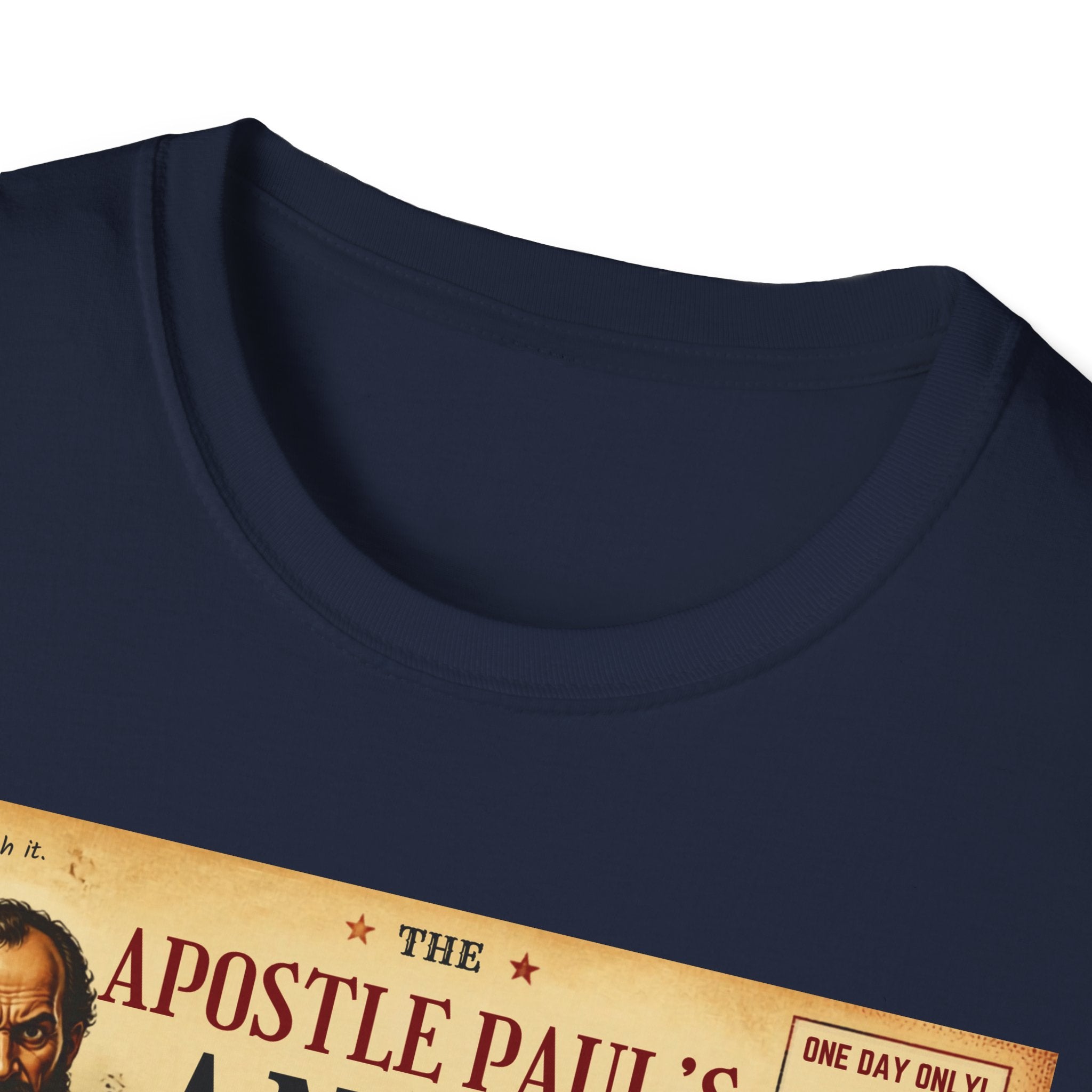 T-Shirt — "Apostle Paul's Anger Management Seminar" Vintage Christian Humor Tee