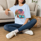 God Blessed the USA T-Shirt — Patriotic Christian Flag Tee