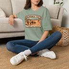 Wilderness Tour T‑Shirt — "40 Years, Zero Reviews" Vintage Desert Adventure Tee