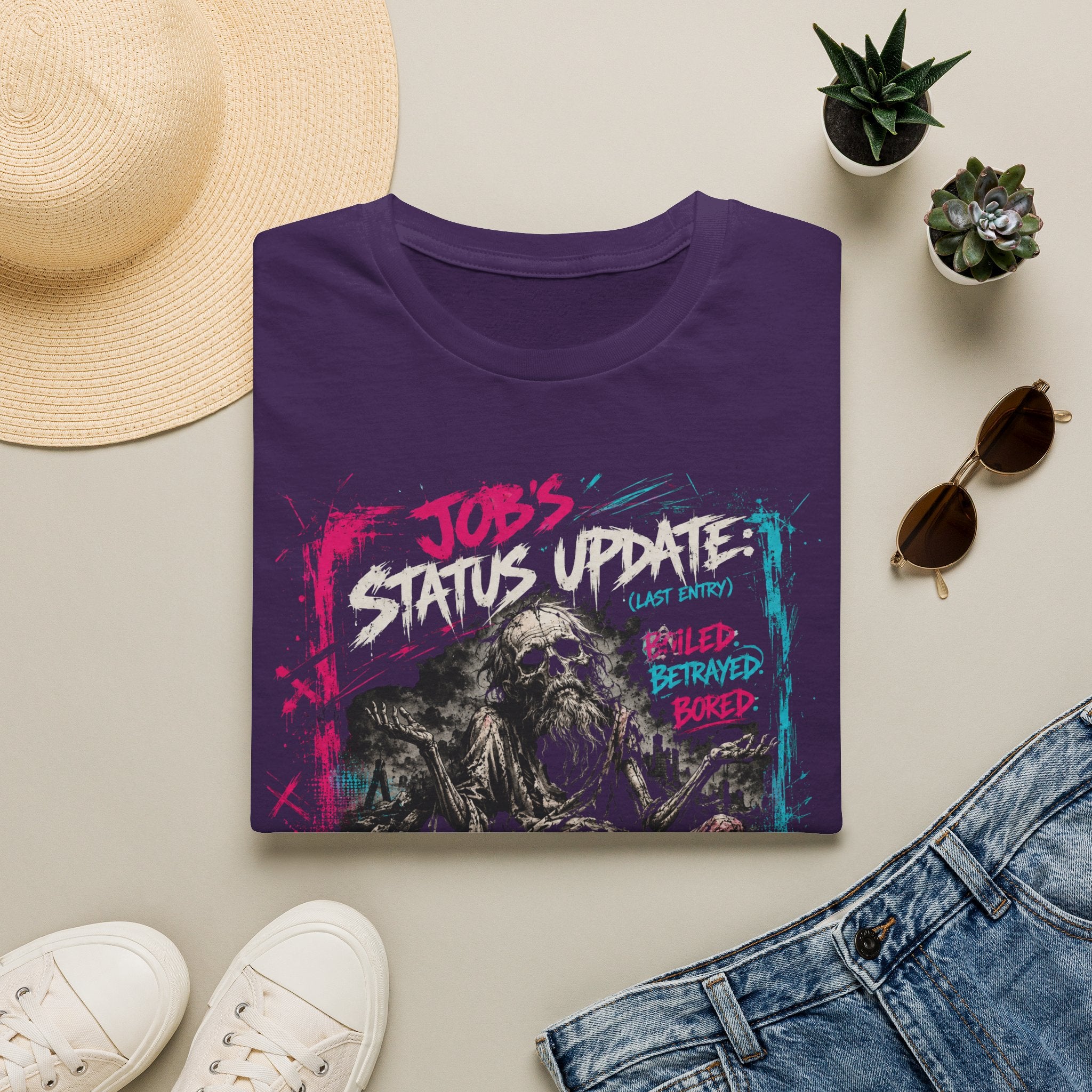 Whatever Status Update T-Shirt – Funny Sarcastic Graphic Tee
