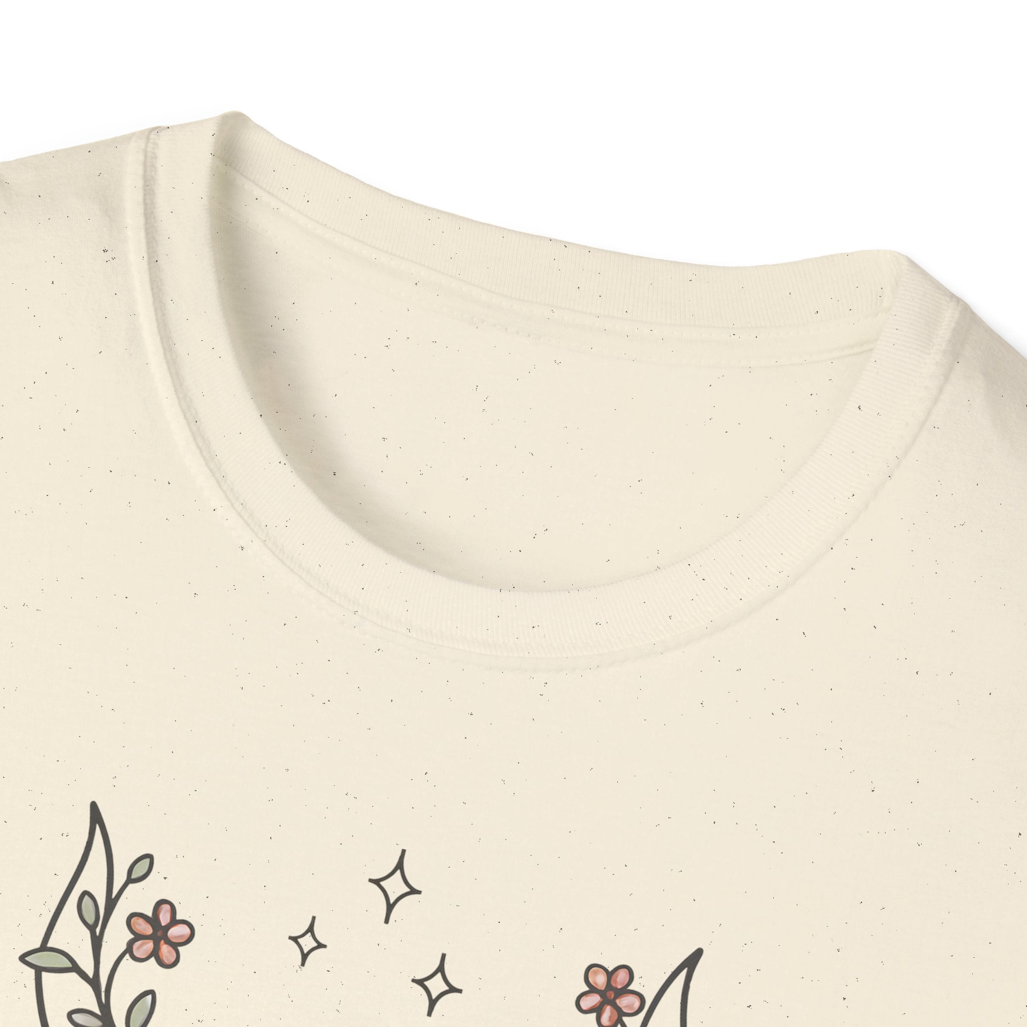 Floral deer skull T-Shirt