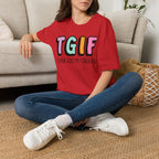 TGIF "Thank God I’m Forgiven" T-Shirt — Colorful Christian Faith Tee