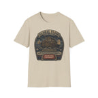 Global Flood Travel Badge T-Shirt – Vintage Ark Graphic Tee ("Unsubscribe from Humanity")