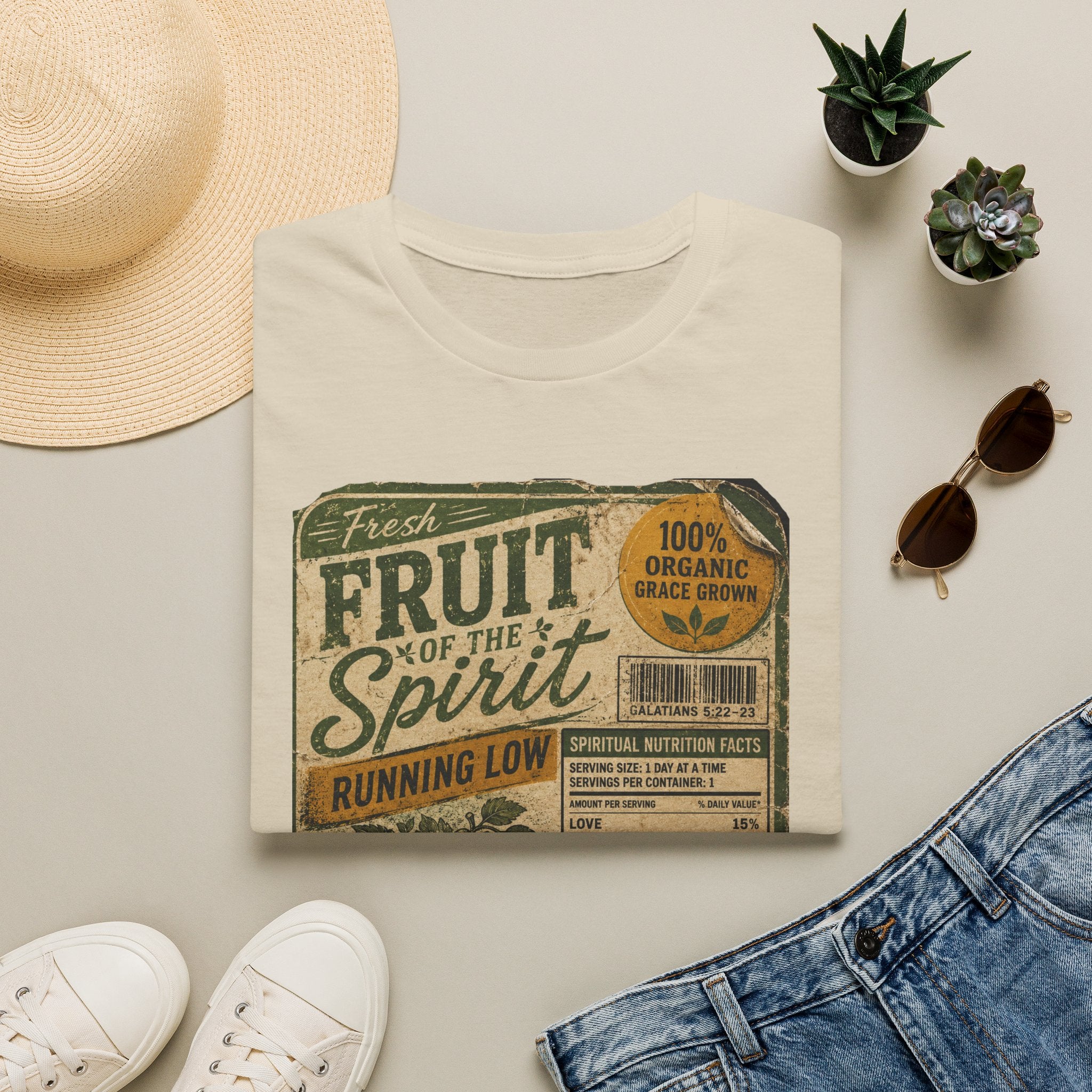Fruit of the Spirit T‑Shirt — Vintage ‘Fresh Fruit of the Spirit’ Christian Graphic Tee
