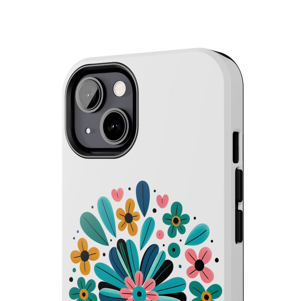 Tough Phone Case — “Love Like Jesus” Floral Christian iPhone Case