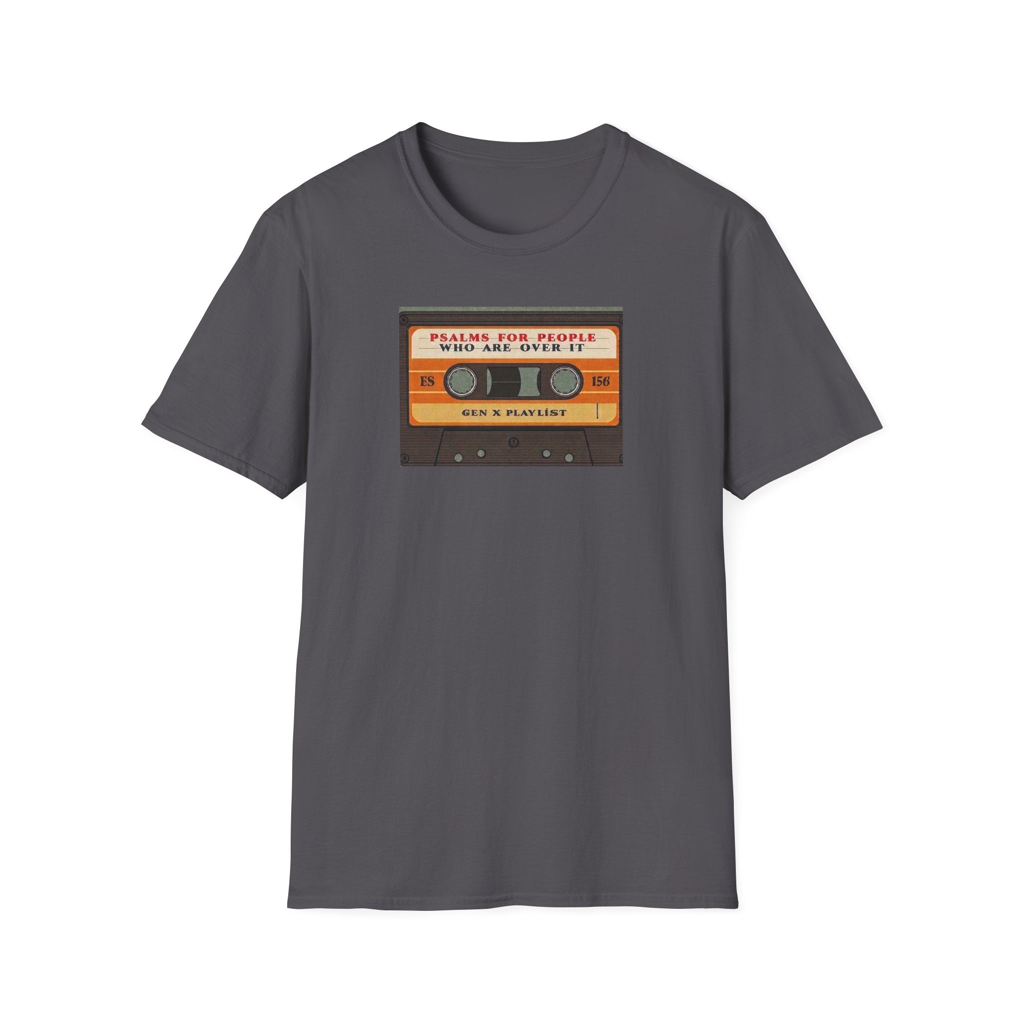 Retro Cassette T-Shirt — "Mixtapes for People Who Are Over It" Vintage Music Tee