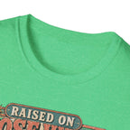 Raised on Hose Water Retro Graphic T-Shirt — Vintage Barber/Salon Vibes