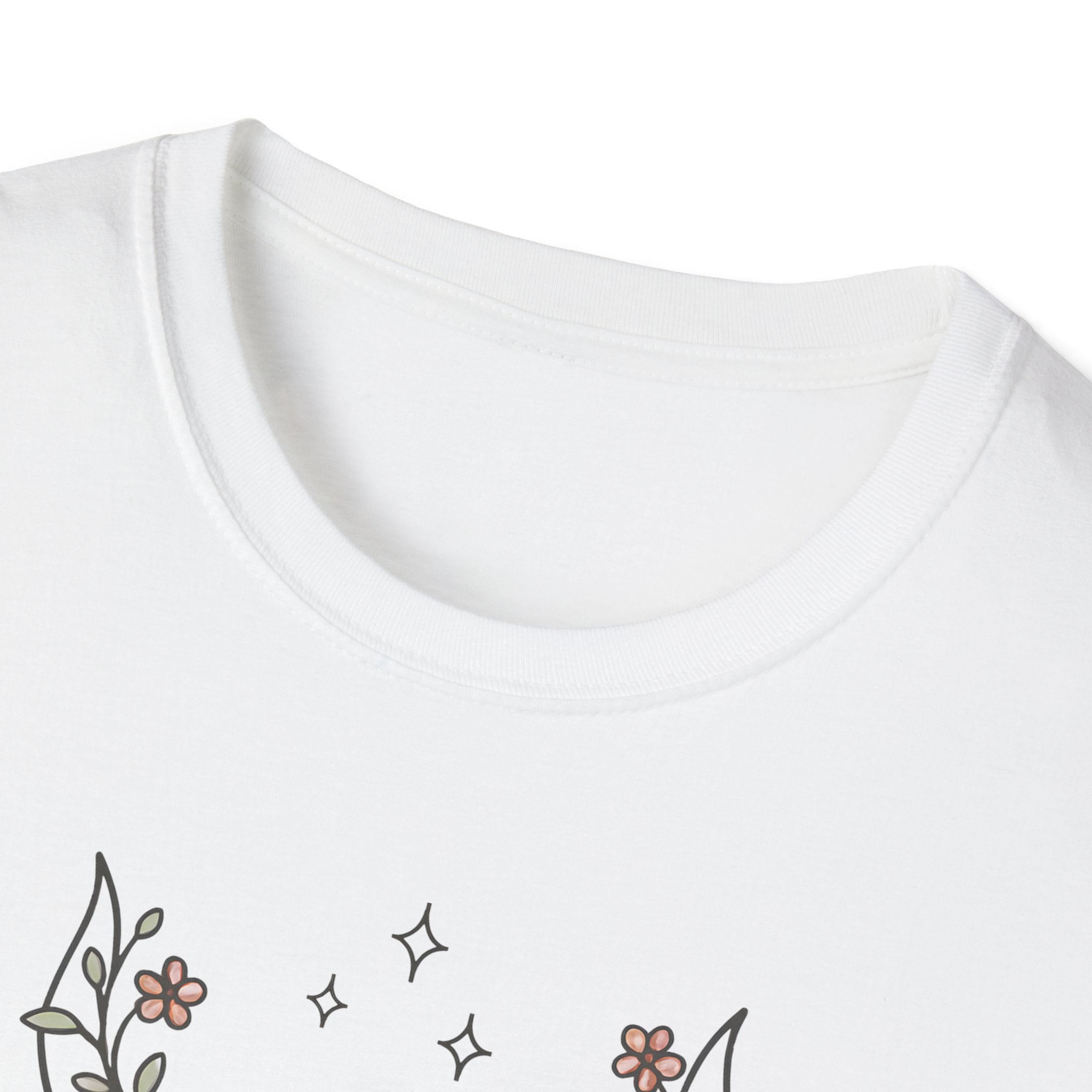 Floral deer skull T-Shirt
