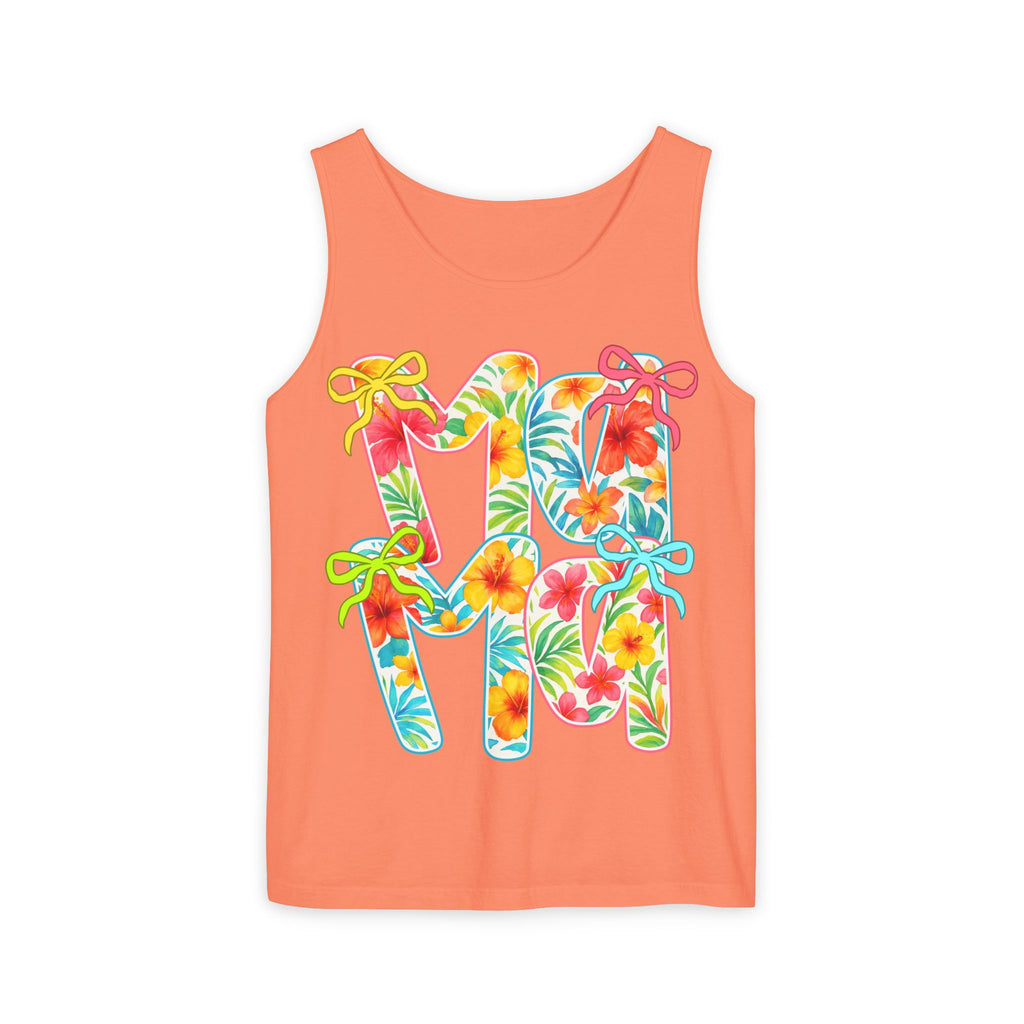 Hawaii Floral 'Mama' Tank Top — Tropical Vacation Beachwear