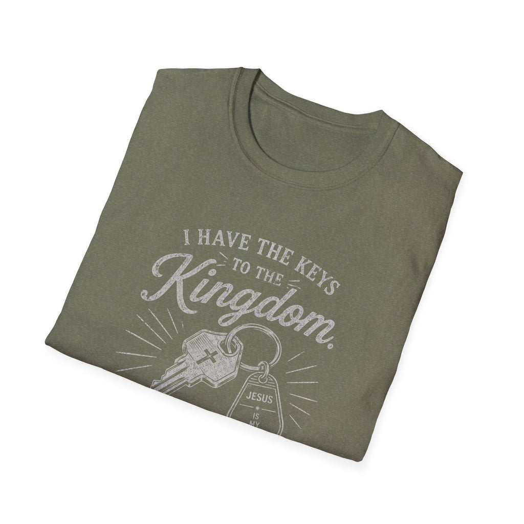 Kingdom Keys T-Shirt — "I Have the Keys to the Kingdom" Church Faith Tee