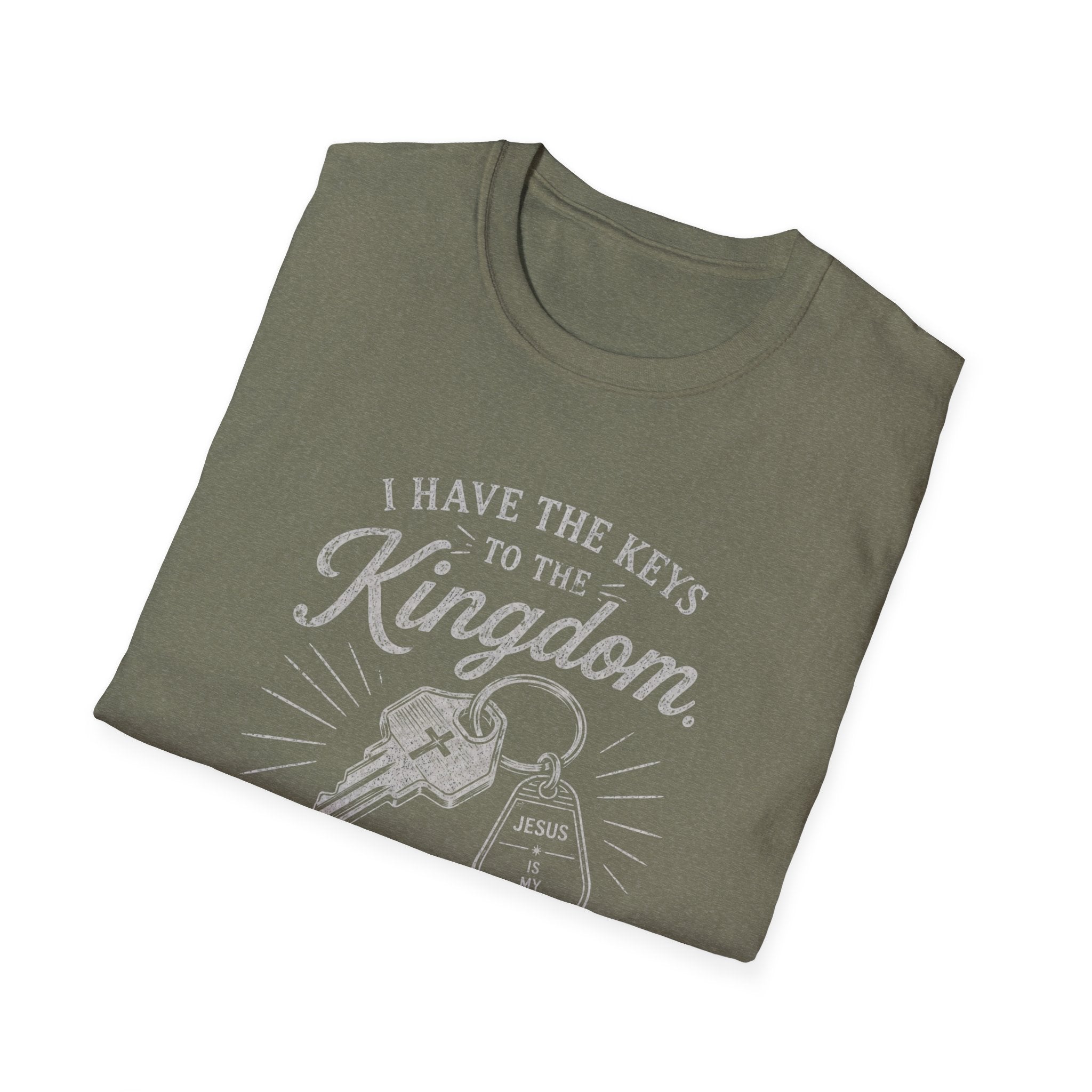 Kingdom Keys T-Shirt — "I Have the Keys to the Kingdom" Church Faith Tee