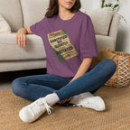 T‑Shirt — 'Sanctified But Slightly Irritated' Vintage Poster Graphic