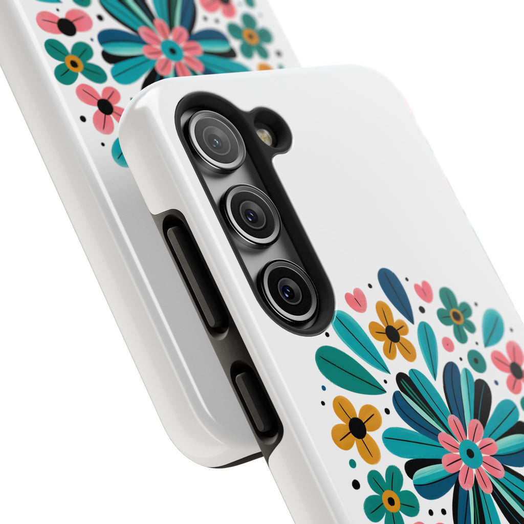 Tough Phone Case — “Love Like Jesus” Floral Christian iPhone Case