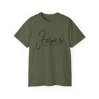 Jesus Script Tee — "Jesus: The Way The Truth The Life" Christian Faith T-Shirt