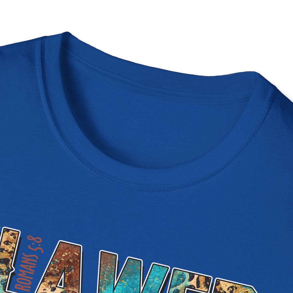 Flawed But Still Worthy T-Shirt – Inspirational Graphic Tee