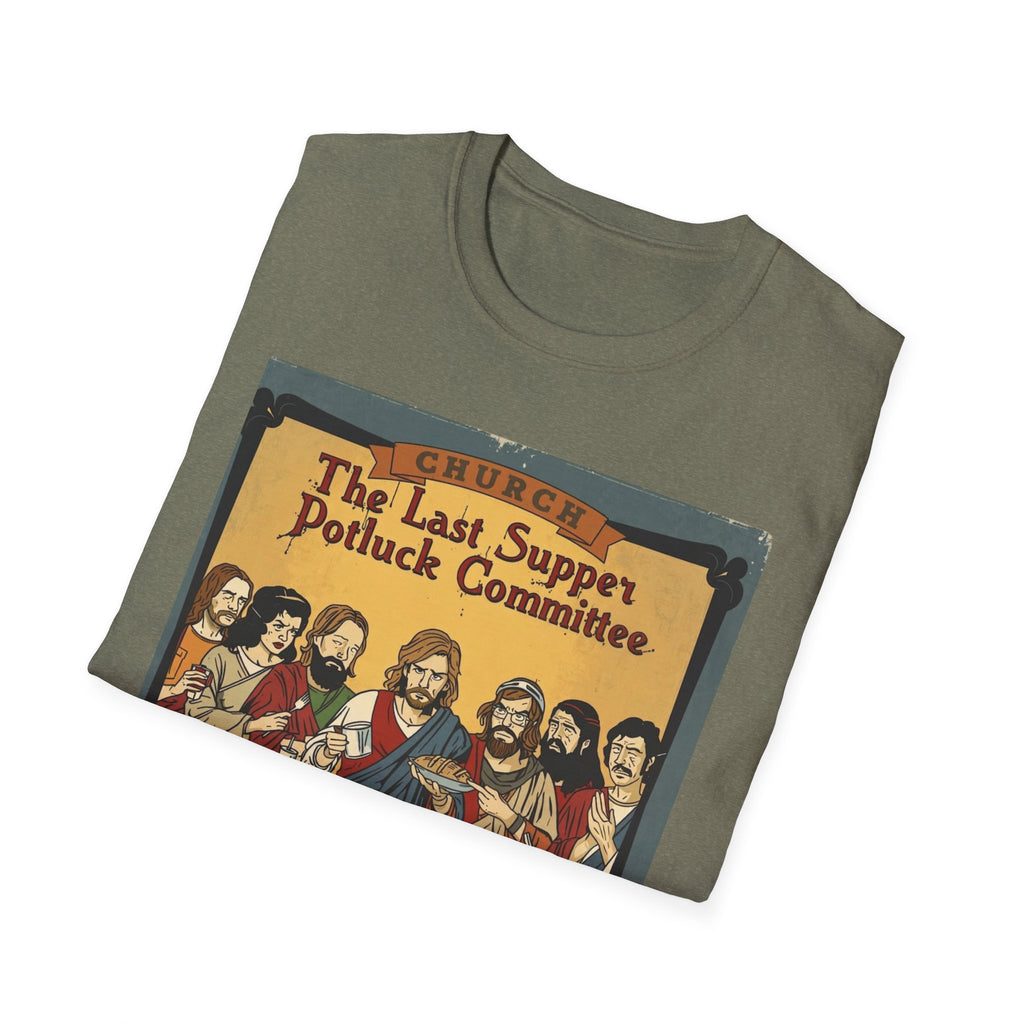 The Last Supper Potluck Committee Tee – “Bring a Side or Bring Shame” Graphic T-Shirt