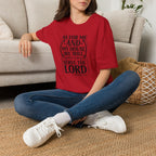 Christian Faith T-Shirt — "As For Me And My House We Will Serve The Lord" Scripture Tee