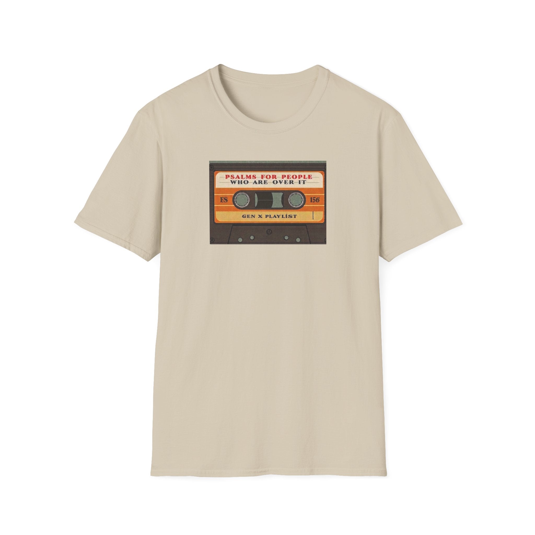 Retro Cassette T-Shirt — "Mixtapes for People Who Are Over It" Vintage Music Tee
