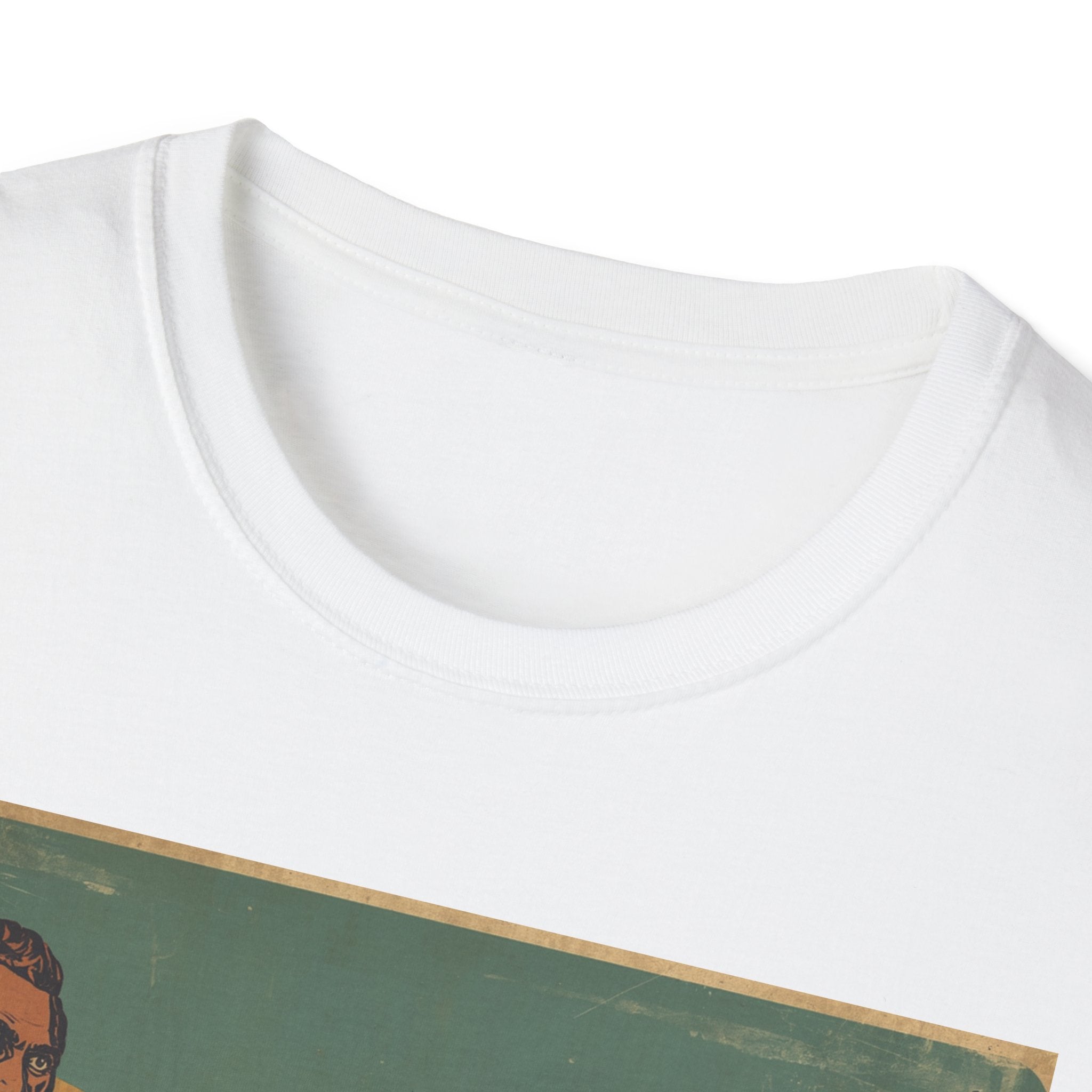 Desert Motel Graphic T‑Shirt — Vintage Roadside Jesus Art Tee