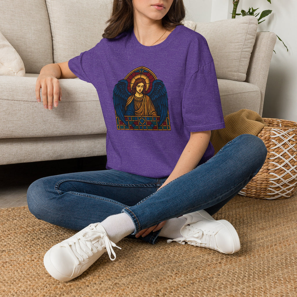 Heaven Sent--Stained Glass Angel T-Shirt