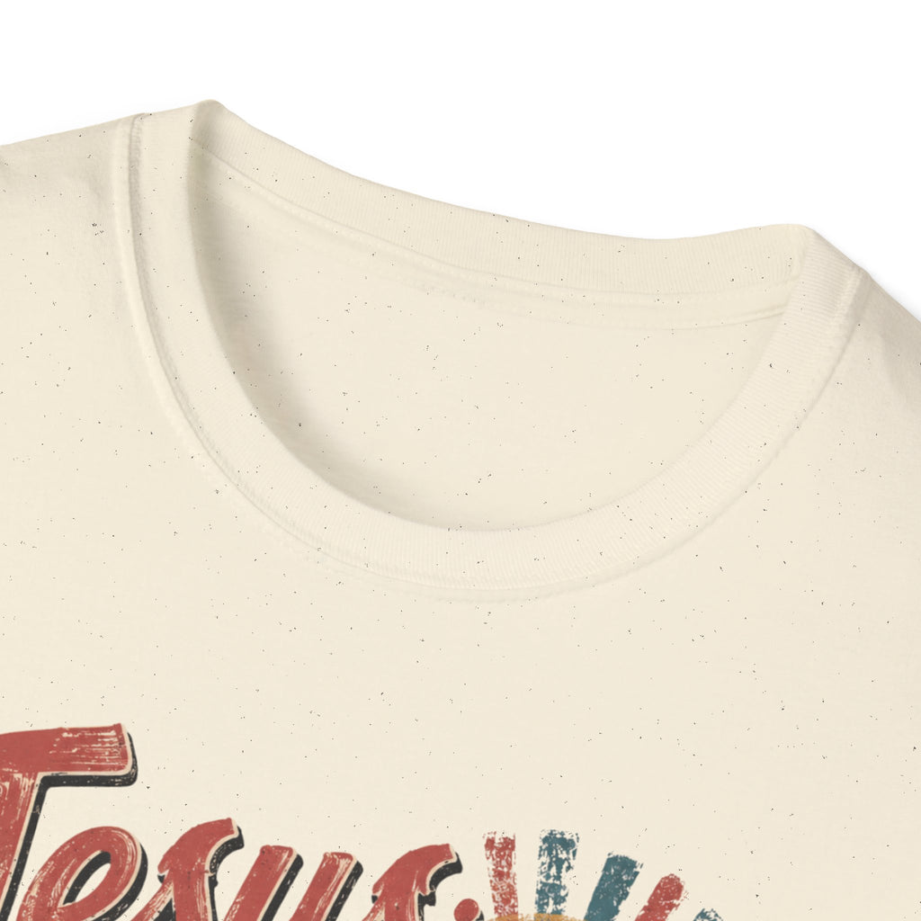 Jesus Can Fix My Mess T-Shirt — Retro Cassette Christian Tee