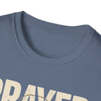 Prayer Warrior T-Shirt — Meditative Jesus Graphic Tee