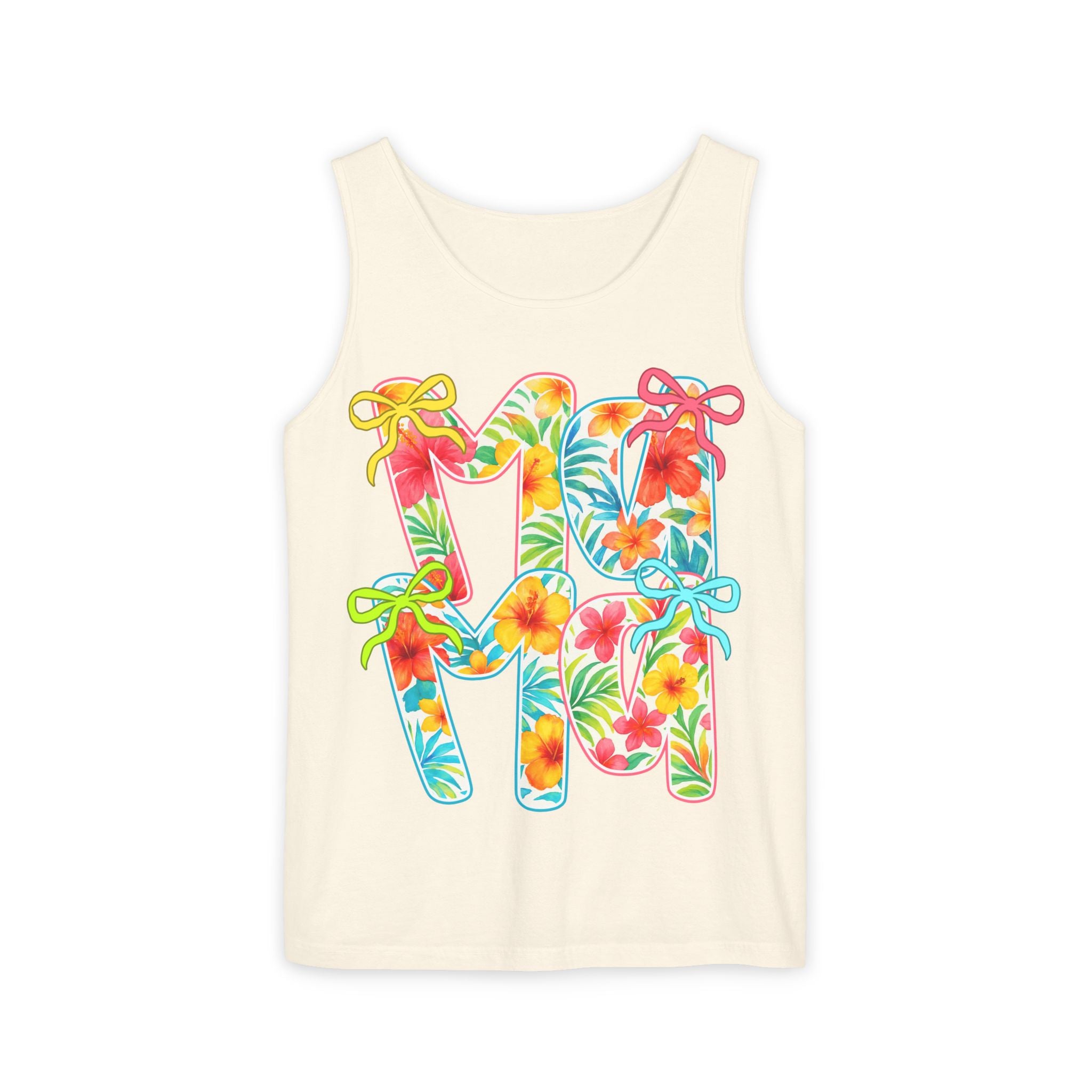 Hawaii Floral 'Mama' Tank Top — Tropical Vacation Beachwear