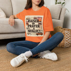 Raised on Prayer T-Shirt — Vintage Faith & Nostalgia Tee