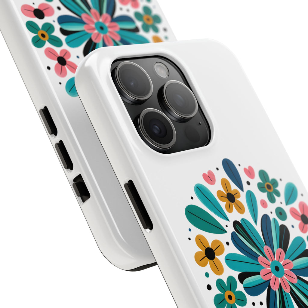 Tough Phone Case — “Love Like Jesus” Floral Christian iPhone Case