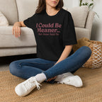 Covered in Grace T‑Shirt — "Running on Coffee, Slightly Unhinged but Saved" Christian Graphic Tee