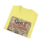 Gen X Women Don't Panic T-Shirt — Retro Raccoon Vintage Graphic Tee