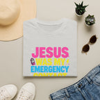 "Jesus Was My Emergency Contact Before It Was Cool" Christian Graphic Tee